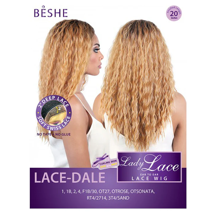 Beshe Ear to Ear 2" Deep Swiss Lace Wig - DALE - Image 5