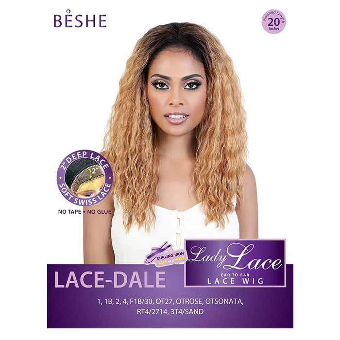 Beshe Ear to Ear 2" Deep Swiss Lace Wig - DALE - Image 6
