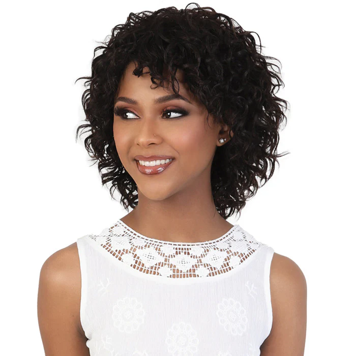 Beshe Peruvian Remi Natural Glueless 100% Virgin Remi Human Hair Crown Lace Top Hand-Tied Wig - HHC.FIA - Image 2