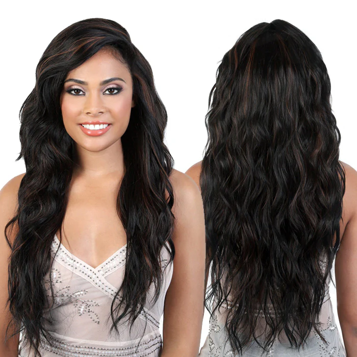 Beshe Pony Part Bow Shaped Swiss Lace Front Wig - SWAN - Image 3