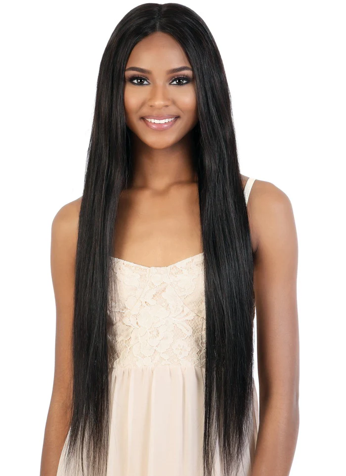 Beshe Seduction 100% Brazilian Virgin Remy Human Hair HD 13"x5" T Part Lace Wig - HLP.ST STRAIGHT 20-32" - Image 2