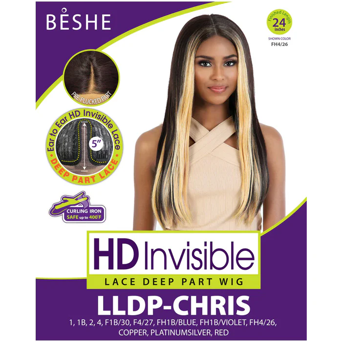 Beshe HD Invisible Deep Part Lace Wig - LLDP-CHRIS - Image 5