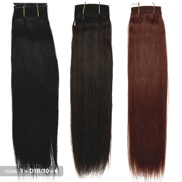 Black Diamond 100% Human Hair Weave - NATURAL PERM / NATURAL TEXTURE YAKI 10/12/14/18" (Machine-Tied) - Image 3
