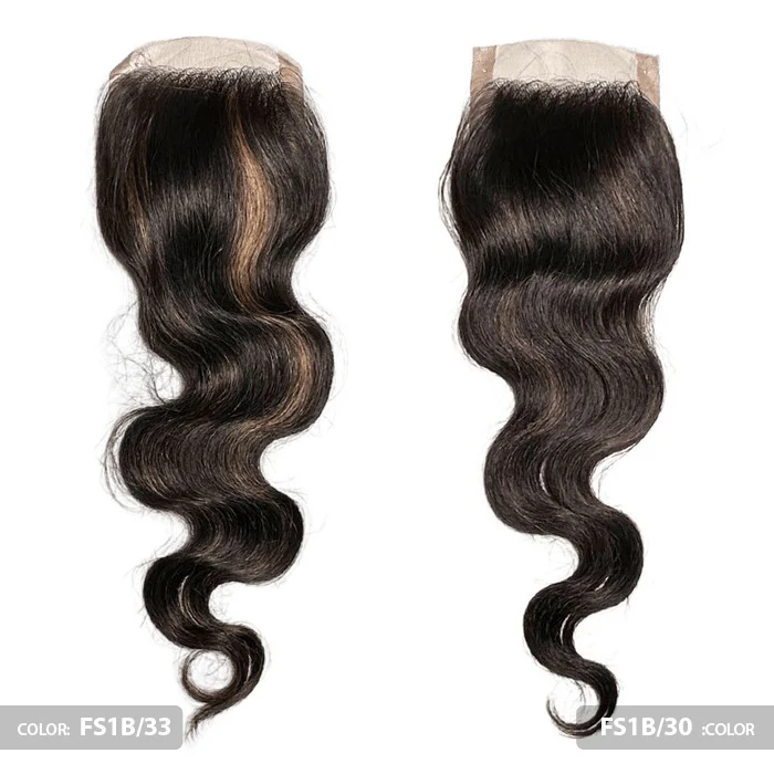 Black Diamond 100% Remi Human Hair Mono Top Closure - WAVY 12" - Image 2