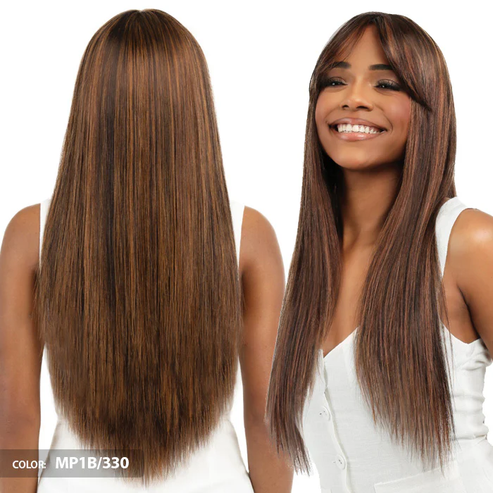 Bobbi Boss 100% Human Hair Full Wig - MH1314 STRAIGHT 26" - Image 2
