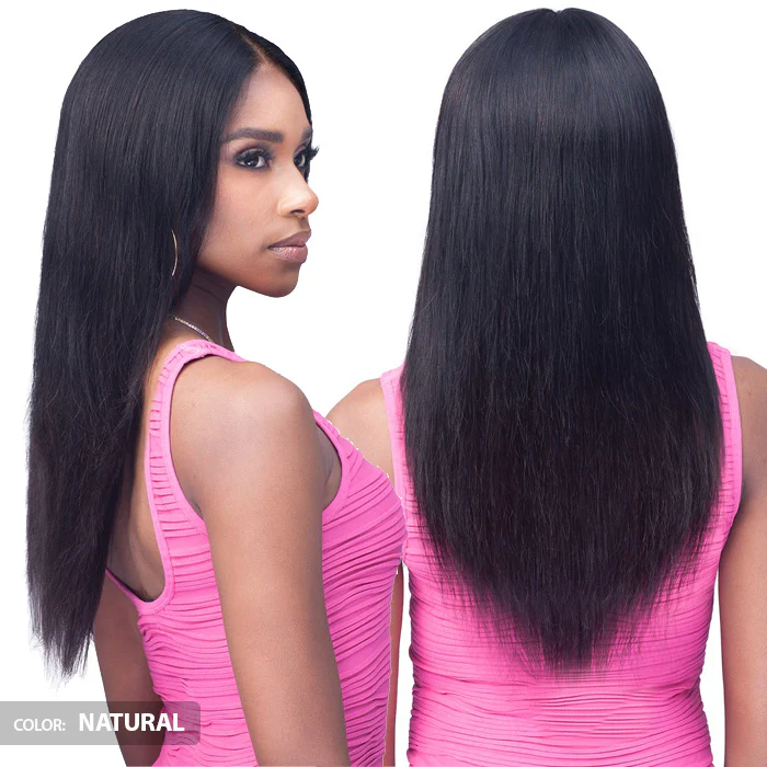 Bobbi Boss 100% Unprocessed Human Hair 13x4 Pre-Plucked HD Lace Front Wig - MHLF553 IMANI 22" - Image 2