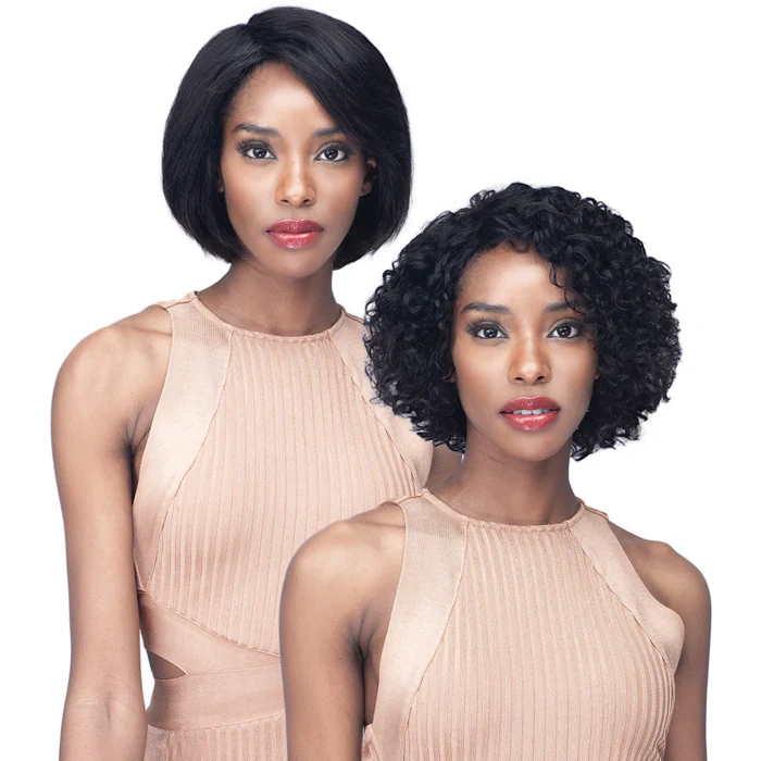 Bobbi Boss 100% Unprocessed Human Hair Wet & Wavy Flexfit Cap Full Wig - MH1304 KALEN