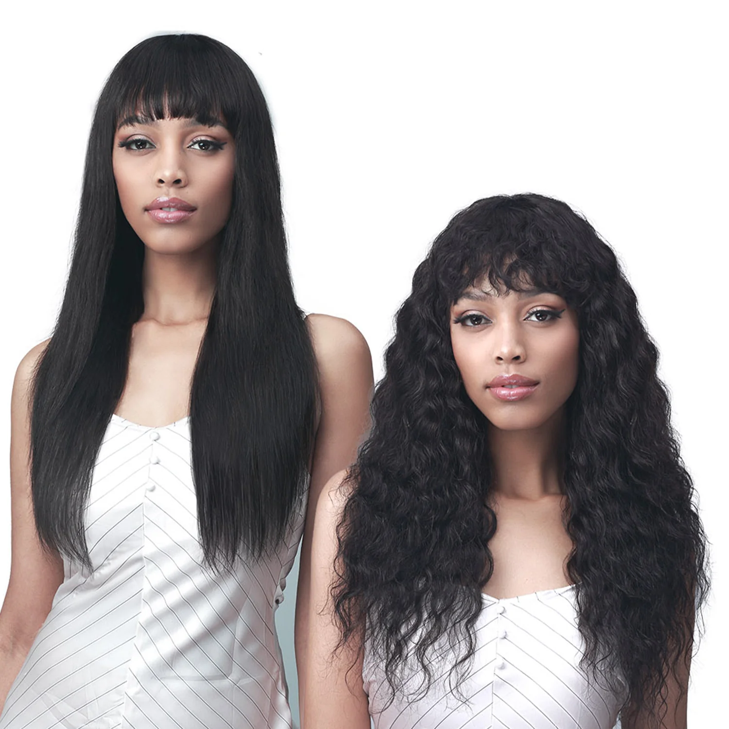 Bobbi Boss 100% Unprocessed Human Hair Wet & Wavy Wig - MH1297 TONINA - Image 2