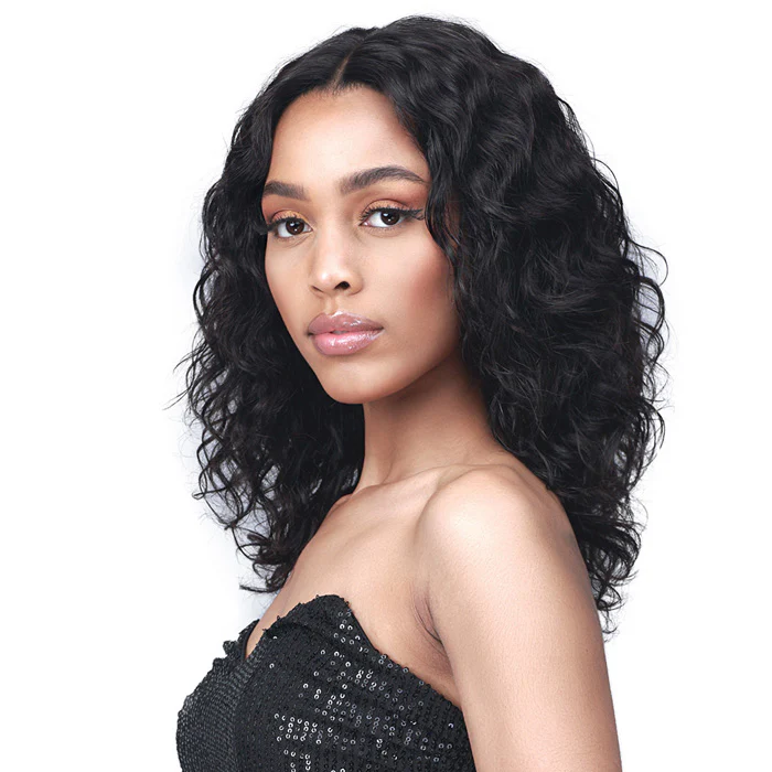 Bobbi Boss 100% Unprocessed Remy Hair Wet & Wavy HD Lace Wig - BUNDLE WET&WAVY 16 - Image 2