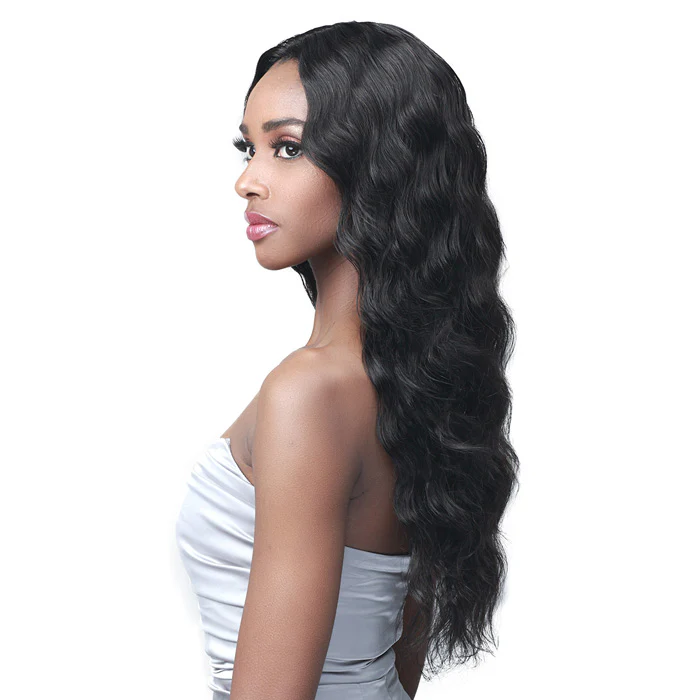 Bobbi Boss 100% Unprocessed Remy HD Lace Bundle Hair Wig - LOOSE DEEP 24" - Image 2