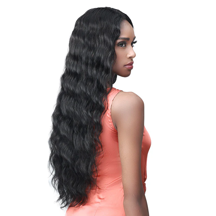 Bobbi Boss 100% Unprocessed Remy HD Lace Bundle Hair Wig - LOOSE DEEP 28" - Image 2