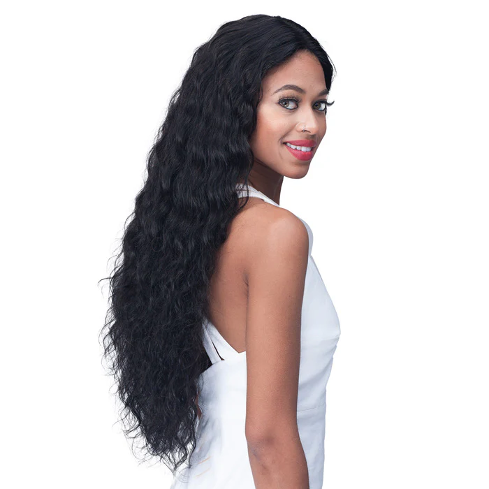 Bobbi Boss 100% Unprocessed Remy HD Lace Bundle Hair Wig -WET & WAVY 28" - Image 2
