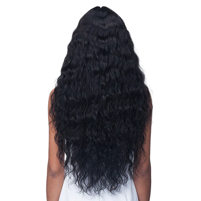 Bobbi Boss 100% Unprocessed Remy HD Lace Bundle Hair Wig -WET & WAVY 28" - Image 3
