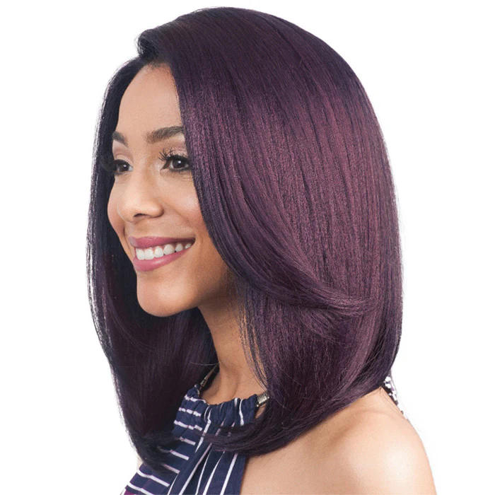 Bobbi Boss 4x4" Swiss Human Hair Blend Lace Front Wig - MBLF100 ARIANO - Image 2