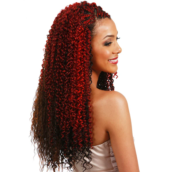 Bobbi Boss African Roots Braid Collection Crochet Braid - DUAL BRAID WATER WAVE - Image 2