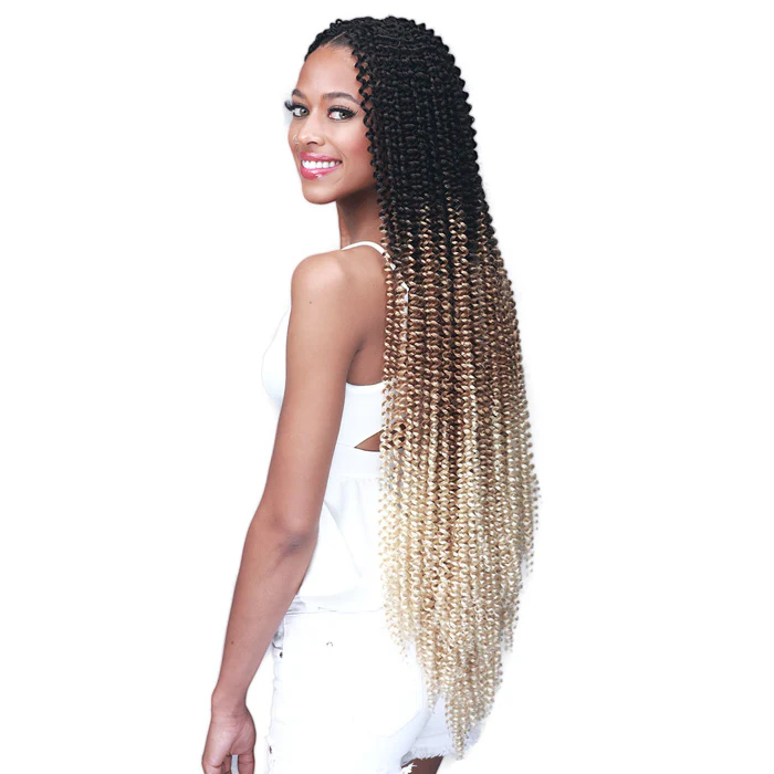 Bobbi Boss Brazilian Pre-Looped Crochet Braids - SOFT WATER WAVE 3X 26" - Image 2