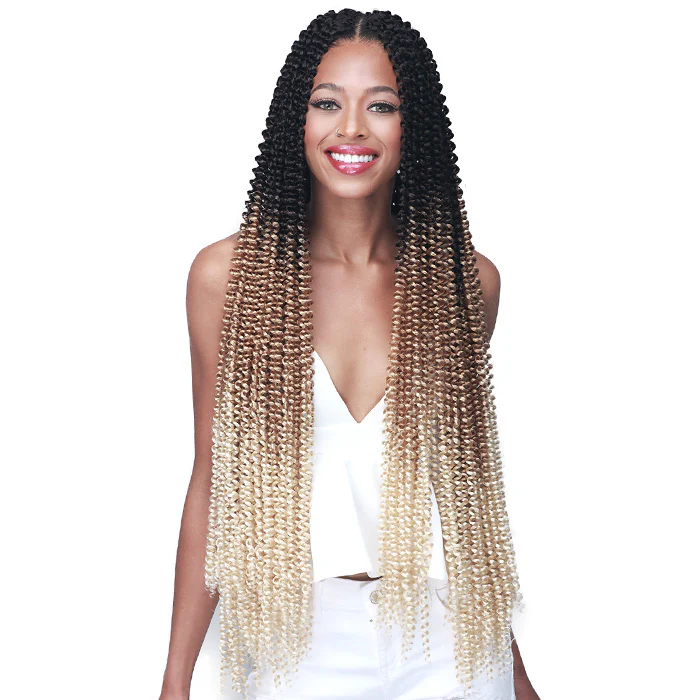 Bobbi Boss Brazilian Pre-Looped Crochet Braids - SOFT WATER WAVE 3X 26" - Image 3
