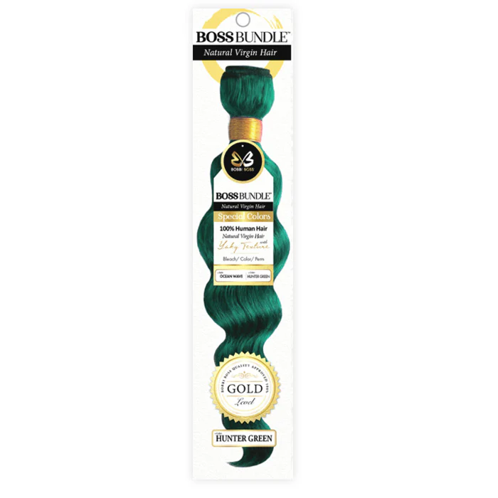 Bobbi Boss Bundle 100% Natural Virgin Hair Gold Level Weave - OCEAN WAVE 10-18" - Image 2