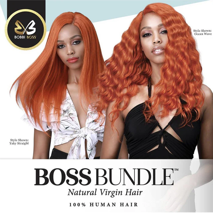 Bobbi Boss Bundle 100% Natural Virgin Hair Gold Level Weave - YAKY STRAIGHT 10-22" - Image 6