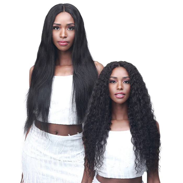 Bobbi Boss Bundle 100% Unprocessed Wet & Wavy 5" Lace Part Closure - WW PINEAPPLE CURL 12"