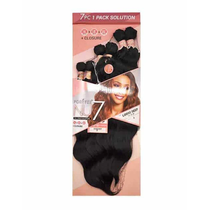 Bobbi Boss Forever NU 7 Weave - LOOSE DEEP 7 Pcs (2x16"/2x18"/2x20"+Closure) - Image 3