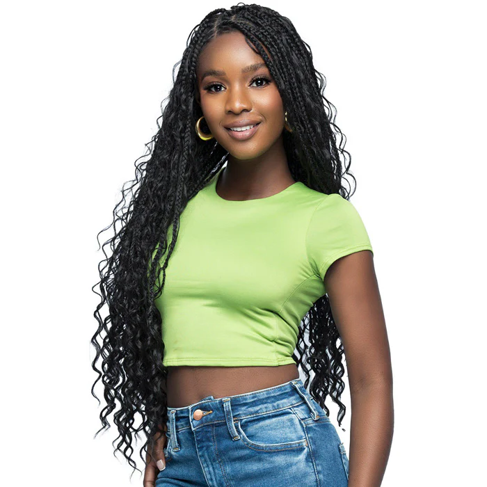 Bobbi Boss Glueless Hand-Tied HD Full Lace Wig - FLS001 - Boho Box Braid 32 - Image 2