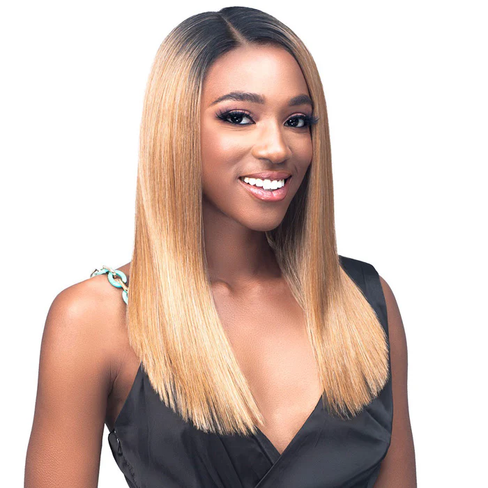 Bobbi Boss Glueless Human Hair Blend 13x7 Deep Parting HD Lace Front Wig - MBLF006-NYLAH - Image 2
