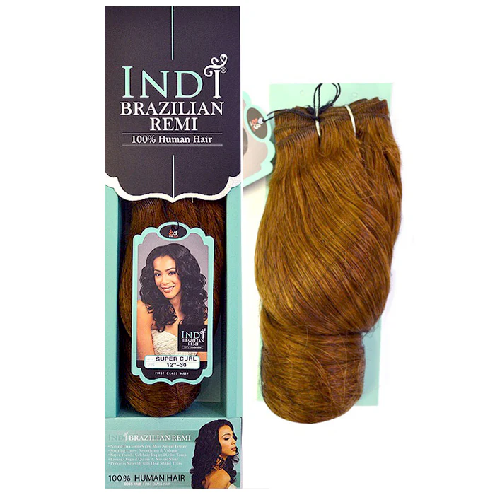 Bobbi Boss Indi Brazilian Remi 100% Human Hair Weave - SUPER CURL 10-18" - Image 2