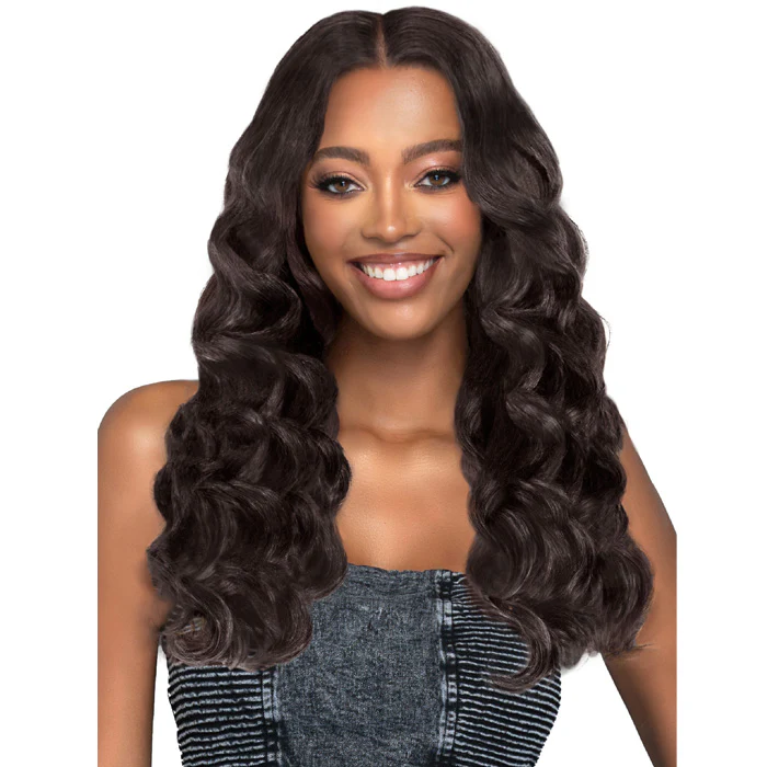 Bobbi Boss Lace 100% Human Hair Wide Part Lace Wig - MHLF853 PINEAPPLE CURL 22"