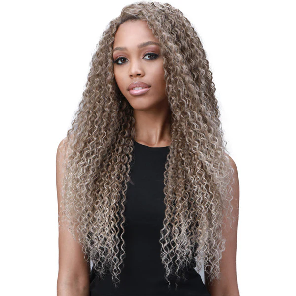 Bobbi Boss Miss Origin Designer Mix 12A Weave Bundle - NATURAL JERRY CURL 3PCS 18/20/22"+ Free Closure - Image 2