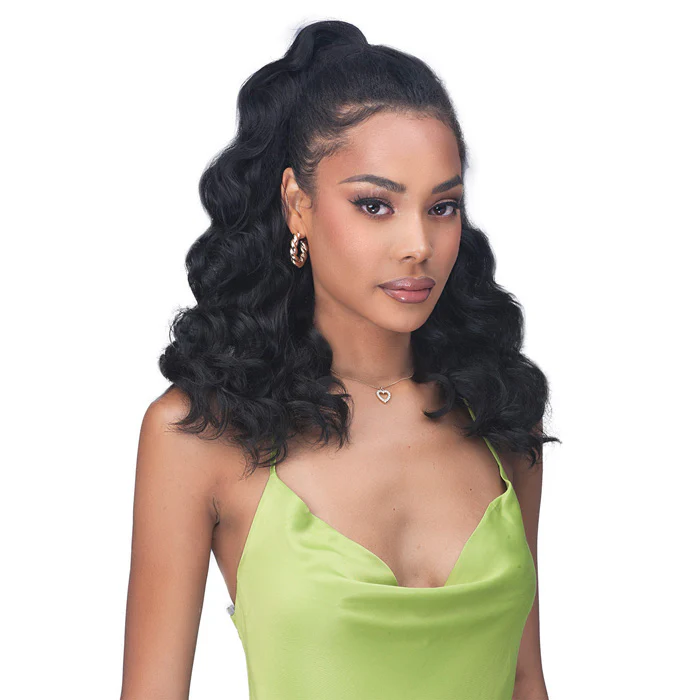 Bobbi Boss Miss Origin Drawstring Full Cap Half Wig - MOGFC023 RONNY - Image 2