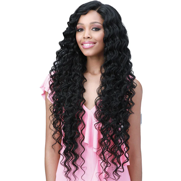 Bobbi Boss Miss Origin Human Hair Blend 13x6 Swiss Lace Front Wig MOGLWOC32 OCEAN WAVE 32 - Image 2