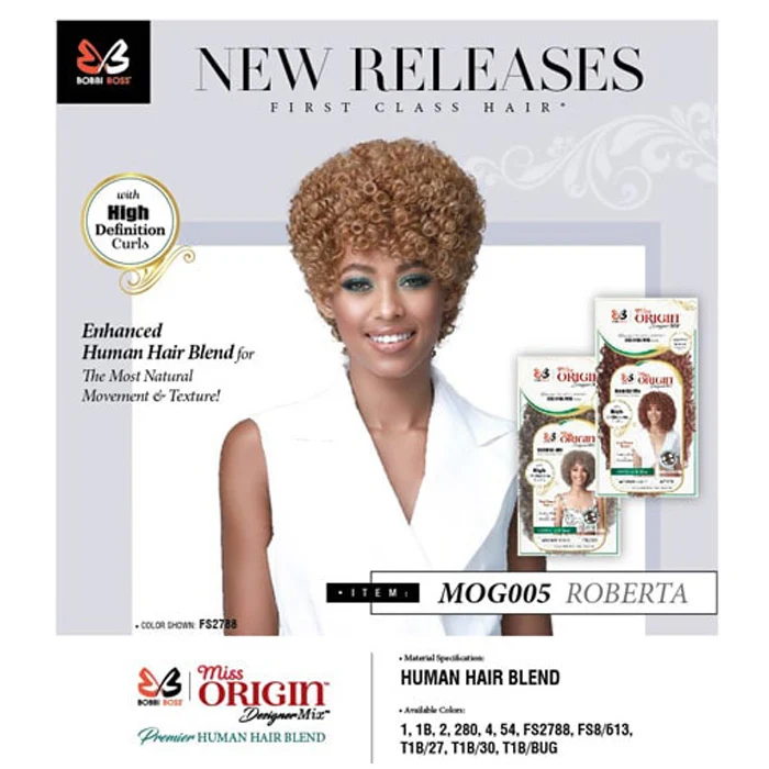 Bobbi Boss Miss Origin Human Hair Blend Full Wig - MOG005 ROBERTA - Image 3