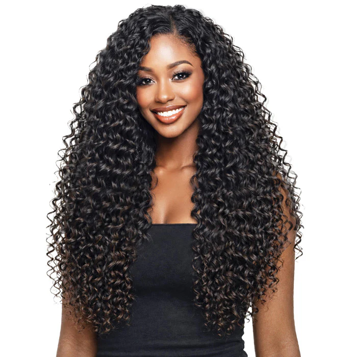 Bobbi Boss Miss Origin Seamless Crochet Braids - DEEP WAVE 20" - 100% Human Hair Blend - Image 2