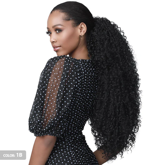 Bobbi Boss Miss Origin Tressup Drawstring Ponytail - MOD051 NATURAL JERRY CURL 26" - Image 2