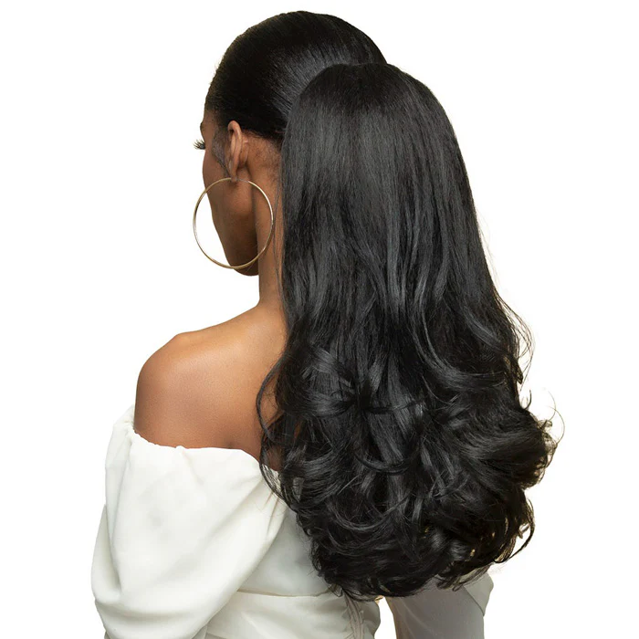 Bobbi Boss Miss Origin Tressup Human Hair Blend Drawstring Ponytail - KINKY BLOW OUT 20 - Image 2