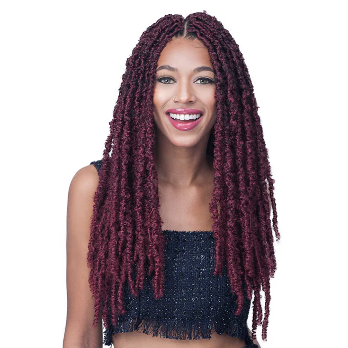 Bobbi Boss Nu Locs Pre-Looped Crochet Braid - DISTRESSED BUTTERFLY LOCS PLUS 18" 2X