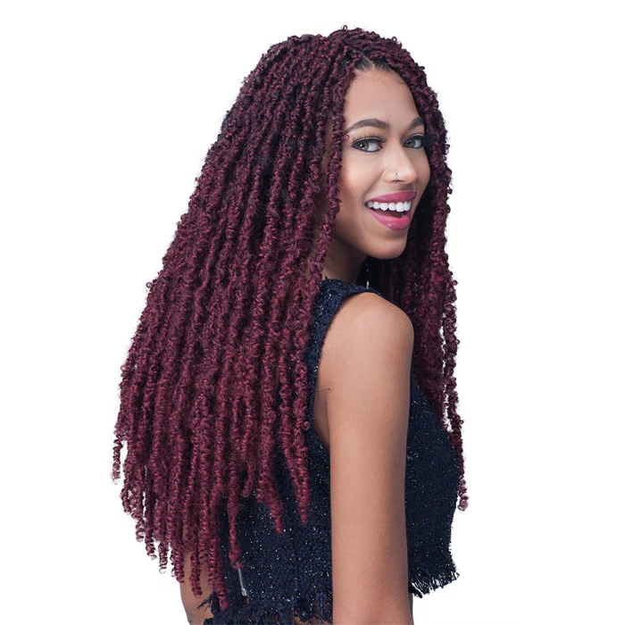 Bobbi Boss Nu Locs Pre-Looped Crochet Braid - DISTRESSED BUTTERFLY LOCS PLUS 18" 2X - Image 3