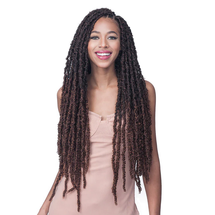 Bobbi Boss Nu Locs Pre-Looped Crochet Braid - DISTRESSED BUTTERFLY LOCS PLUS 24" 2X