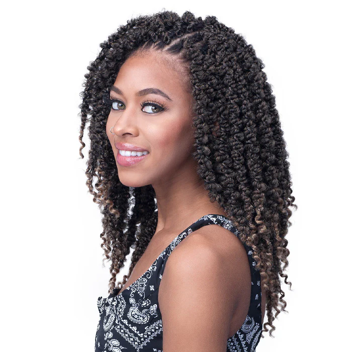 Bobbi Boss Pre-Looped Crochet Braid - 2X CALIF.BUTTERFLY LOCS SOFT TIPS 12" - Image 2
