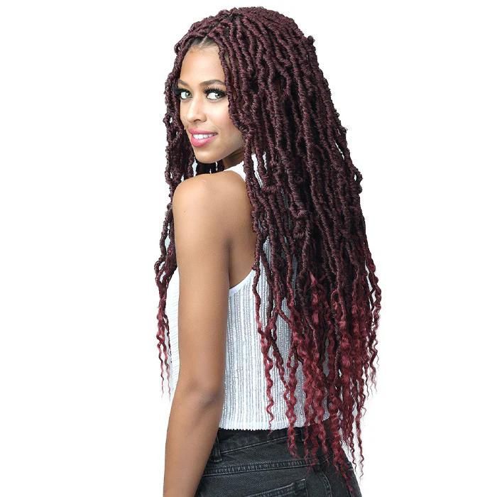 Bobbi Boss Pre-Looped Crochet Braid - NU LOCS FRENCH TIPS 18/24/36" 2X - Image 6