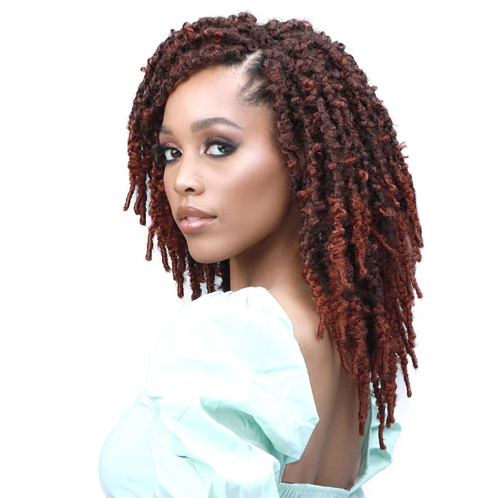 Bobbi Boss Pre-Looped Crochet Braids - 3X CALIF.BUTTERFLY LOCS 10" - Image 3
