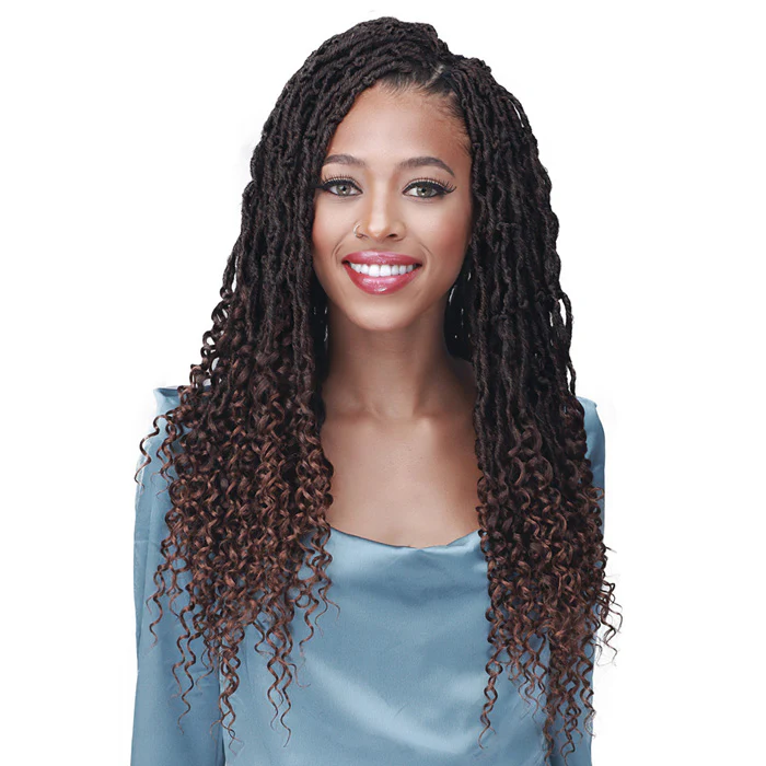 Bobbi Boss Pre-Looped Crochet Braids - MICRO LOCS CURLY TIPS 18" - Image 2