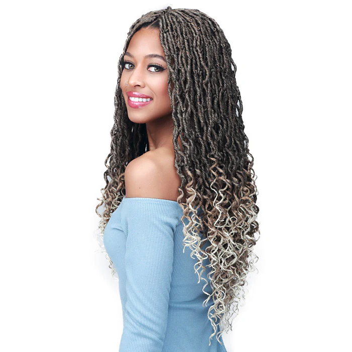 Bobbi Boss Pre-Looped Crochet Braids - MICRO LOCS FEATHER TIPS 18" - Image 3
