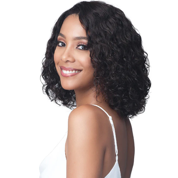 Bobbi Boss Unprocessed Human Hair Lace Front Wig MHLF422 WATER CURL 12 - Image 2