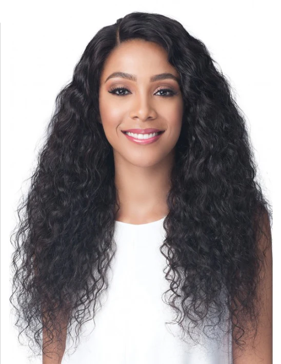 Bobbi Boss Unprocessed Virgin Remy Bundle Hair Full Lace Wig BNGLWNC28 Natural Curl 28" - Image 2