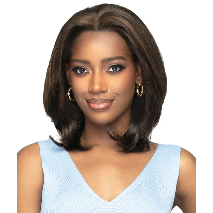 Bobbi Boss 3D Air Fit Volumizing Topper 4x5 Hand-Tied Lace Hair Pieces - NATURAL STRAIGHT 12" - Image 2