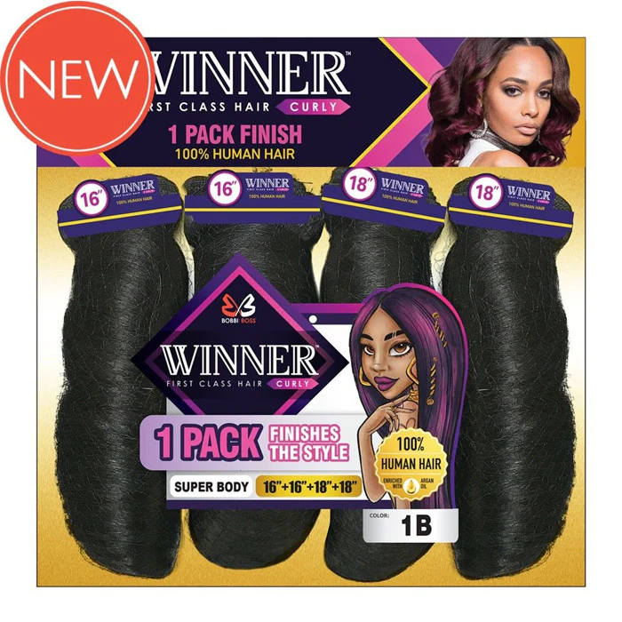 Bobbi Boss Winner 100% Human Hair Weave - SUPER BODY MP 12-18" (1 Pack Finish) - Image 3