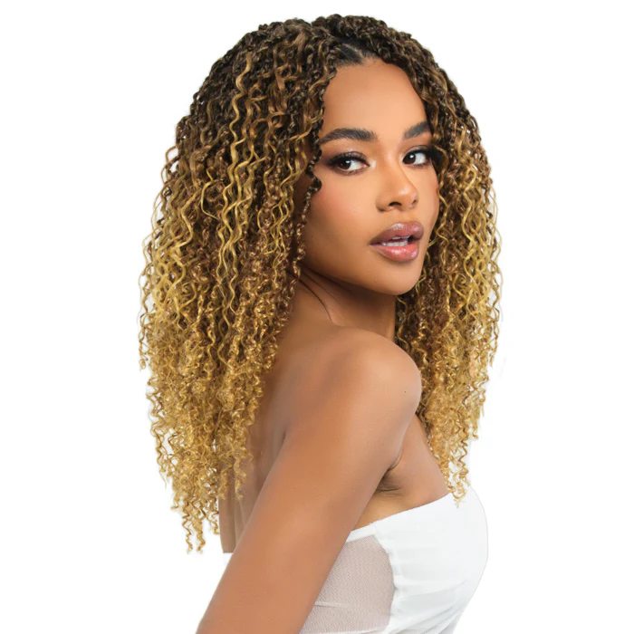 Bobbi Boss Xtra Boho Pre-Looped Crochet Braids - BOHO FINE TWIST+WAVE 14/24 3X - Image 5