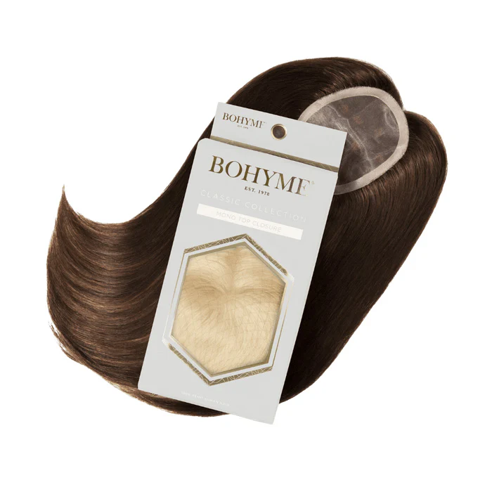 Bohyme 100% Remi Human Hair MONO TOP Closure - VELVET YAKI 12" - Image 6